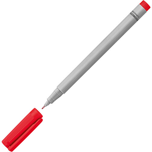 STAEDTLER Lumocolor Non-permanent S , Staedtler, rot, Kunststoff, 14,10cm x 0,90cm x 0,90cm (Länge x Höhe x Breite), Bild 2