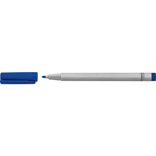 STAEDTLER Lumocolor Non-permanent M , Staedtler, blau, Kunststoff, 14,10cm x 0,90cm x 0,90cm (Länge x Höhe x Breite), Bild 3