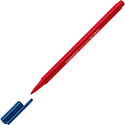 STAEDTLER Triplus Color , Staedtler, rot, Kunststoff, 16,00cm x 0,90cm x 0,90cm (Länge x Höhe x Breite), Bild 2