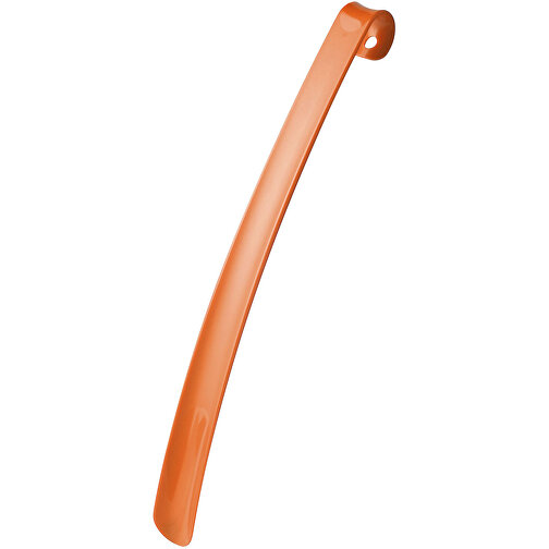 Schuhlöffel 'Cliff' , standard-orange, Kunststoff, 43,00cm x 4,50cm x 3,50cm (Länge x Höhe x Breite), Bild 1