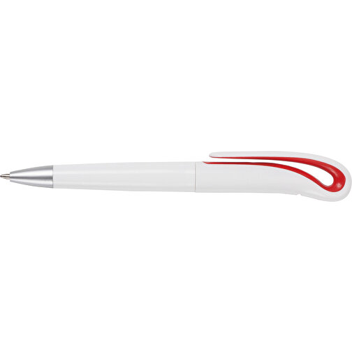 Kugelschreiber Aus Kunststoff Ibiza , rot, ABS, Plastik, , Bild 3