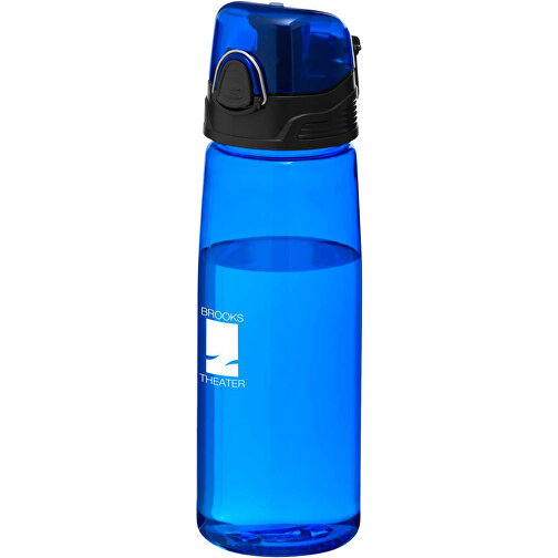 Capri 700 Ml Tritan™ Sportflasche , transparent blau, Eastman Tritan™, 25,00cm (Höhe), Bild 5