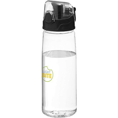 Capri 700 Ml Tritan™ Sportflasche , transparent klar, Eastman Tritan™, 25,00cm (Höhe), Bild 2