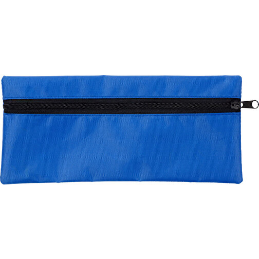 Stifte-Etui Aus Polyester Donna , kobaltblau, Polyester, Polyester 420D, 20,60cm x 9,10cm x 0,40cm (Länge x Höhe x Breite), Bild 1