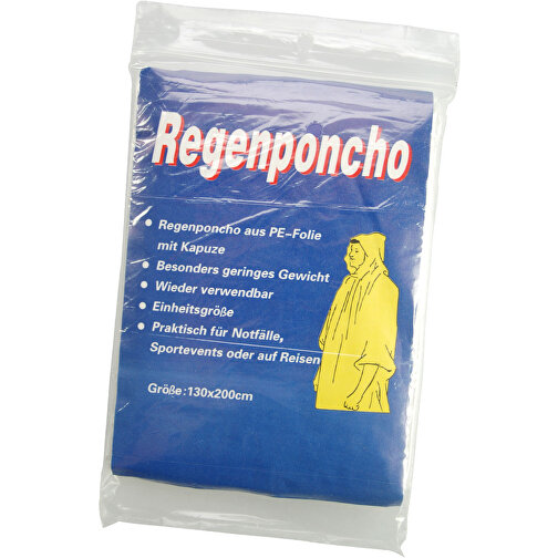 Regenponcho 'Open-Air' , transparent, Kunststoff, 100,00cm x 120,00cm (Länge x Breite), Bild 2
