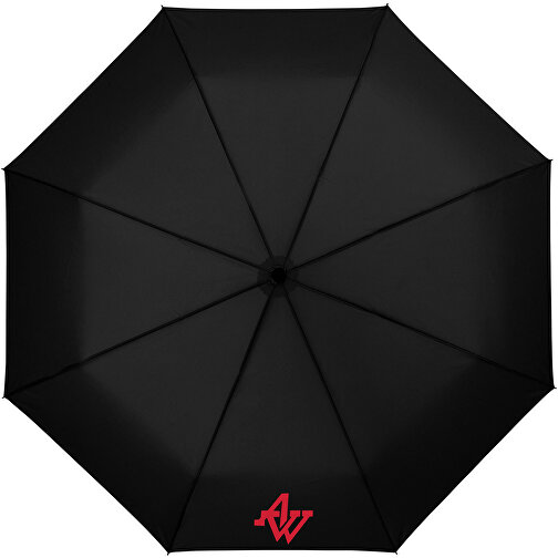 Wali 21' Automatik Kompaktregenschirm , schwarz, Polyester, 28,00cm (Höhe), Bild 4