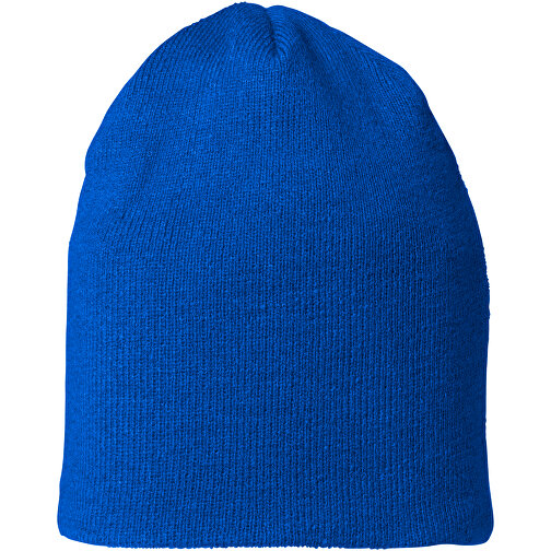 Level Mütze , royalblau, 1x1 Rib Strick 100% Acryl, 26,00cm x 19,00cm (Höhe x Breite), Bild 5