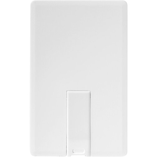 Slim 4 GB USB-Stick Im Kreditkartenformat , weiß MB , 4 GB , Kunststoff MB , 5,10cm x 8,30cm (Länge x Breite), Bild 3