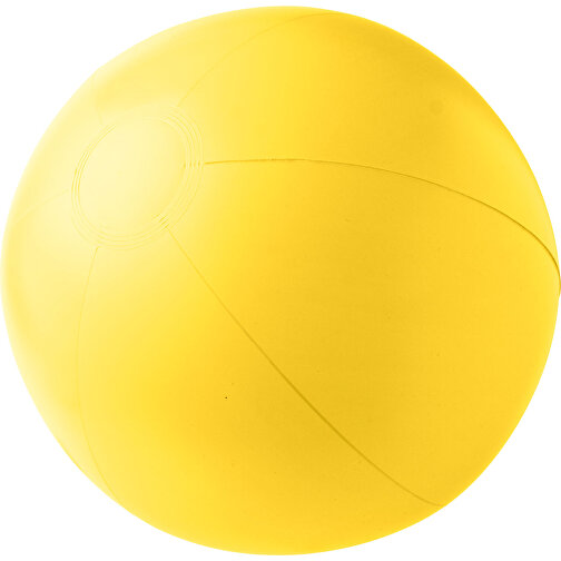 Aufblasbarer Wasserball , gelb, PVC 0.15 mm, , Bild 1
