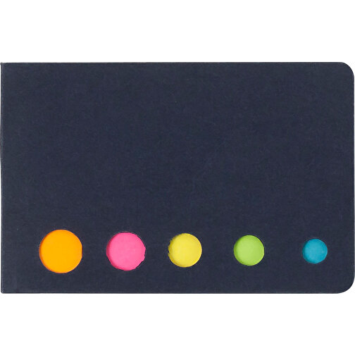 Haftnotizen Sticker , schwarz, Karton, Papier, 8,10cm x 0,30cm x 5,40cm (Länge x Höhe x Breite), Bild 1