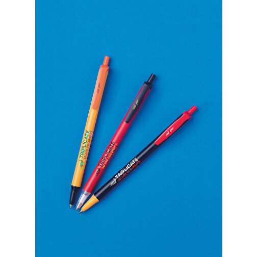 BIC® Clic Stic Kugelschreiber , BiC, gefr. dunkelblau, Kunststoff, 1,20cm x 14,00cm (Länge x Breite), Bild 4