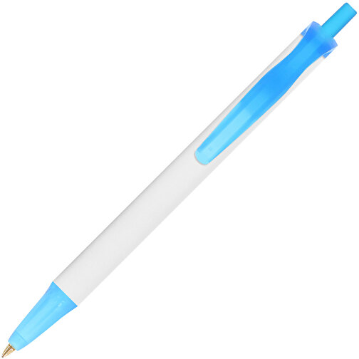 BIC® Clic Stic Kugelschreiber , BiC, gefr. blau, Kunststoff, 1,20cm x 14,00cm (Länge x Breite), Bild 2
