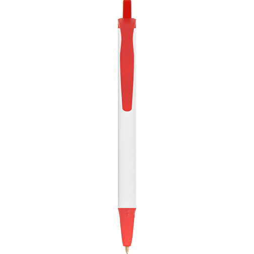 BIC® Clic Stic Kugelschreiber , BiC, gefr. rot, Kunststoff, 1,20cm x 14,00cm (Länge x Breite), Bild 1