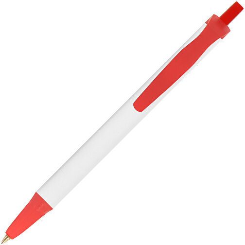 BIC® Clic Stic Kugelschreiber , BiC, gefr. rot, Kunststoff, 1,20cm x 14,00cm (Länge x Breite), Bild 2