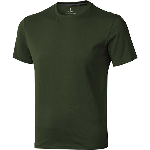 Nanaimo T-Shirt Für Herren , armeegrün, Single jersey Strick 100% BCI Baumwolle, 160 g/m2, S, , Bild 1