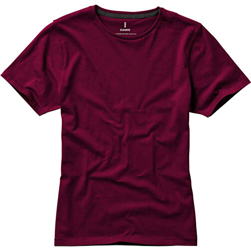 Nanaimo – T-Shirt Für Damen , bordeaux, Single jersey Strick 100% BCI Baumwolle, 160 g/m2, XS, , Bild 7