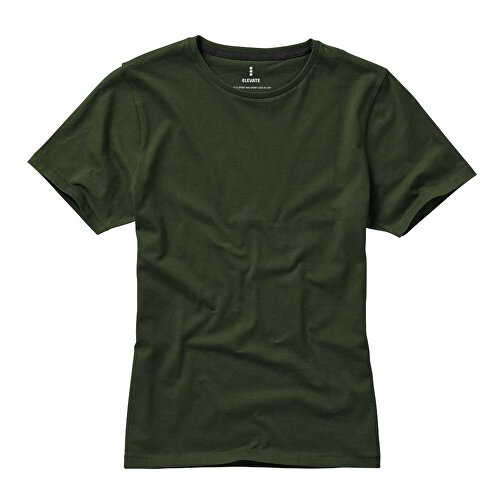 Nanaimo – T-Shirt Für Damen , armeegrün, Single jersey Strick 100% BCI Baumwolle, 160 g/m2, XS, , Bild 14