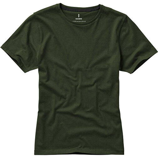 Nanaimo – T-Shirt Für Damen , armeegrün, Single jersey Strick 100% BCI Baumwolle, 160 g/m2, XS, , Bild 7