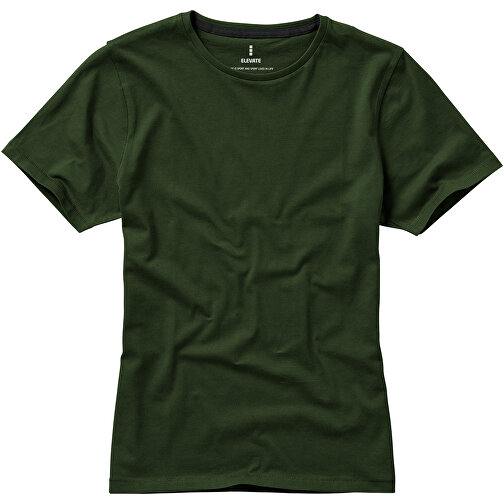 Nanaimo – T-Shirt Für Damen , armeegrün, Single jersey Strick 100% BCI Baumwolle, 160 g/m2, XL, , Bild 19