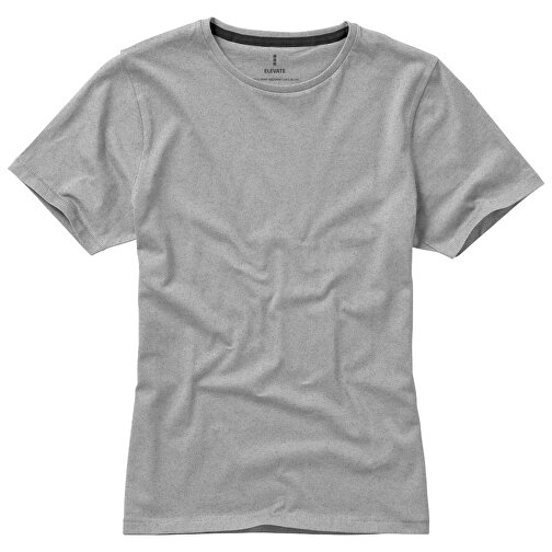 Nanaimo – T-Shirt Für Damen , grau meliert, Single jersey Strick 90% Baumwolle, 10% Viskose, 160 g/m2, XS, , Bild 9