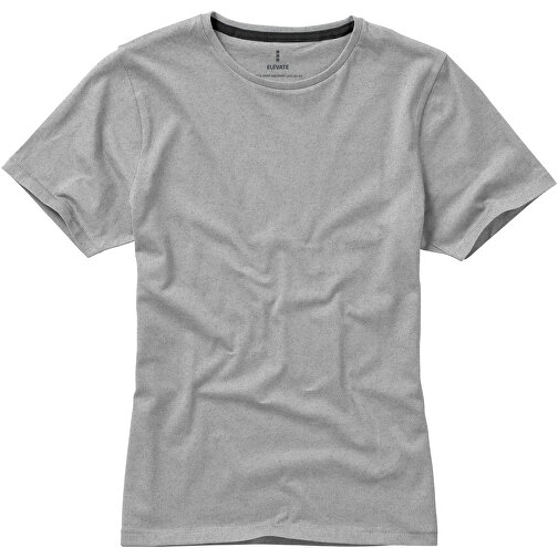 Nanaimo – T-Shirt Für Damen , grau meliert, Single jersey Strick 90% Baumwolle, 10% Viskose, 160 g/m2, XL, , Bild 16