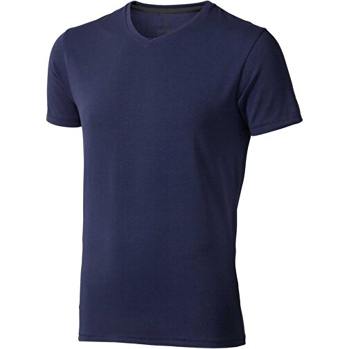 Kawartha T-Shirt Für Herren Mit V-Ausschnitt , Green Concept, navy, Single jersey Strick 95% GOTS zertifizierte Bio Baumwolle, 5% Elastan, 200 g/m2, XS, , Bild 1