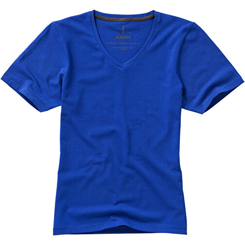 Kawartha T-Shirt Für Damen Mit V-Ausschnitt , Green Concept, blau, Single jersey Strick 95% Bio Baumwolle, 5% Elastan, 200 g/m2, XS, , Bild 7