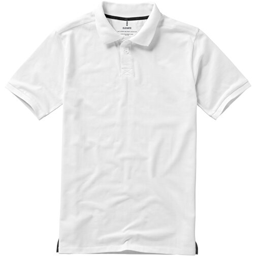 Calgary Poloshirt Für Herren , weiß, Piqué Strick 100% BCI Baumwolle, 200 g/m2, XS, , Bild 14