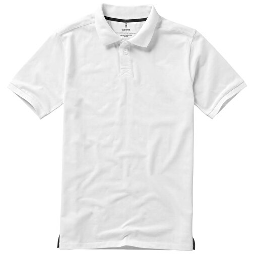 Calgary Poloshirt Für Herren , weiß, Piqué Strick 100% BCI Baumwolle, 200 g/m2, XS, , Bild 26
