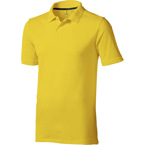 Calgary Poloshirt Für Herren , gelb, Piqué Strick 100% BCI Baumwolle, 200 g/m2, XS, , Bild 1