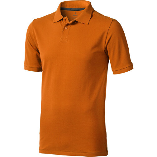 Calgary Poloshirt Für Herren , orange, Piqué Strick 100% BCI Baumwolle, 200 g/m2, XS, , Bild 1