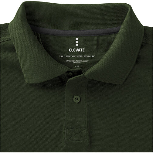 Calgary Poloshirt Für Herren , armeegrün, Piqué Strick 100% BCI Baumwolle, 200 g/m2, XS, , Bild 5