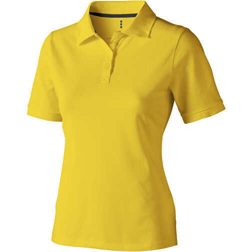 Calgary Poloshirt Für Damen , gelb, Piqué Strick  Baumwolle, 200 g/m2, XS, , Bild 1