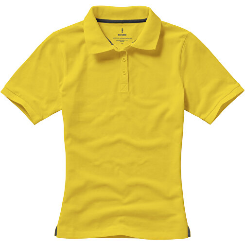 Calgary Poloshirt Für Damen , gelb, Piqué Strick  Baumwolle, 200 g/m2, XS, , Bild 3