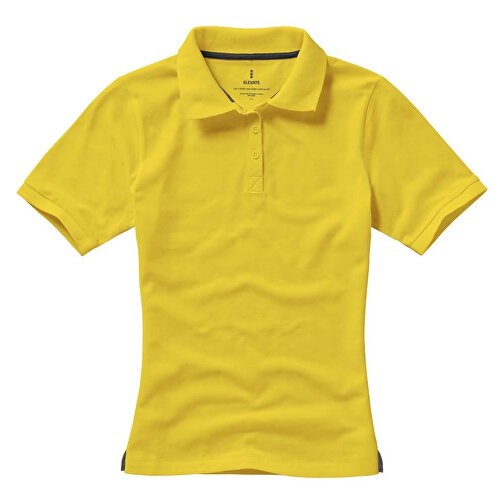 Calgary Poloshirt Für Damen , gelb, Piqué Strick  Baumwolle, 200 g/m2, XL, , Bild 12