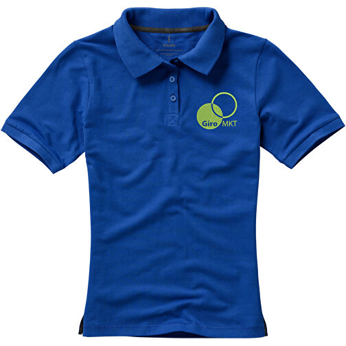 Calgary Poloshirt Für Damen , blau, Piqué Strick  Baumwolle, 200 g/m2, XS, , Bild 4