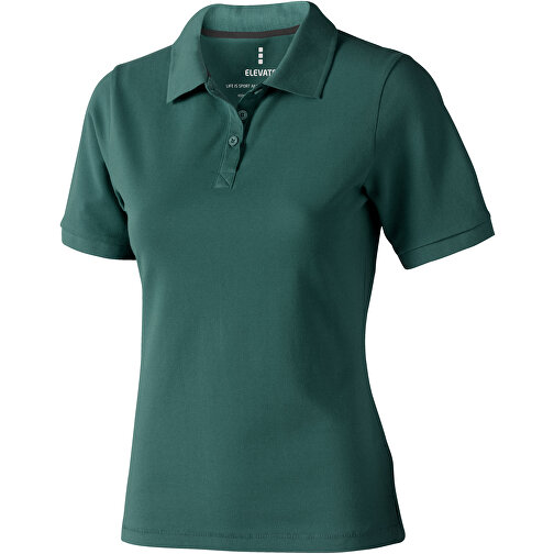 Calgary Poloshirt Für Damen , waldgrün, Piqué Strick  Baumwolle, 200 g/m2, XS, , Bild 1