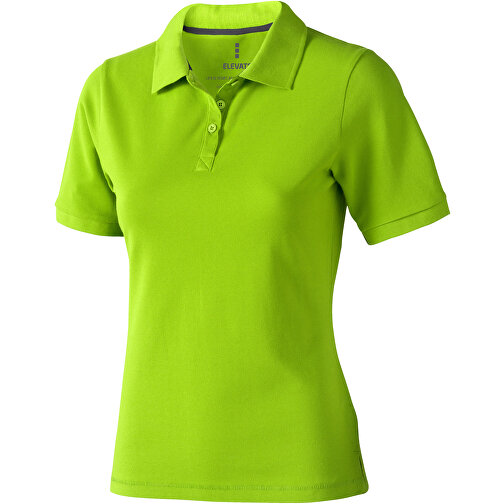 Calgary Poloshirt Für Damen , apfelgrün, Piqué Strick  Baumwolle, 200 g/m2, XS, , Bild 1