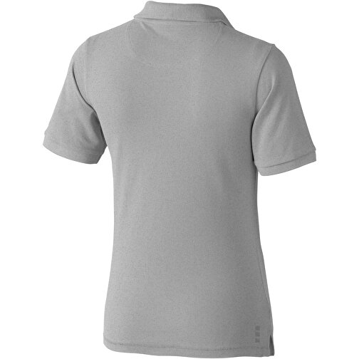 Calgary Poloshirt Für Damen , grau meliert, Piqué Strick 90% Baumwolle, 10% Viskose, 200 g/m2, XS, , Bild 2