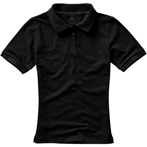 Calgary Poloshirt Für Damen , schwarz, Piqué Strick  Baumwolle, 200 g/m2, XS, , Bild 8
