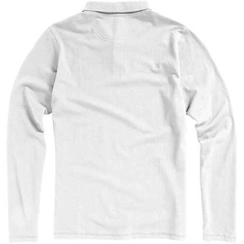 Oakville Langarm Poloshirt Für Herren , weiss, Piqué Strick 100% BCI Baumwolle, 200 g/m2, XL, , Bild 21
