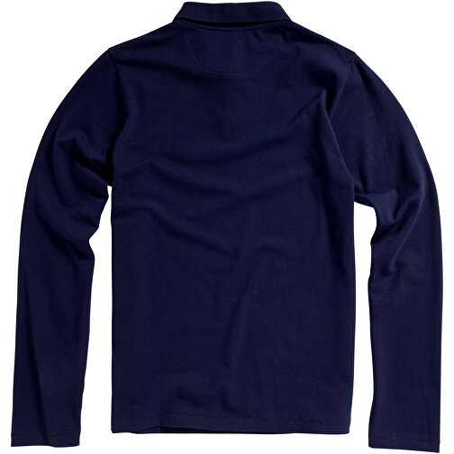 Oakville Langarm Poloshirt Für Herren , navy, Piqué Strick 100% BCI Baumwolle, 200 g/m2, XL, , Bild 8