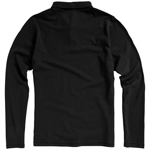 Oakville Langarm Poloshirt Für Herren , schwarz, Piqué Strick 100% BCI Baumwolle, 200 g/m2, XS, , Bild 19