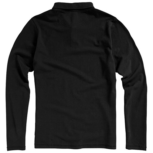 Oakville Langarm Poloshirt Für Herren , schwarz, Piqué Strick 100% BCI Baumwolle, 200 g/m2, XXL, , Bild 16