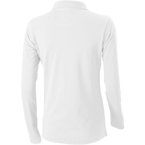 Oakville Langarm Poloshirt Für Damen , weiß, Piqué Strick 100% BCI Baumwolle, 200 g/m2, S, , Bild 7