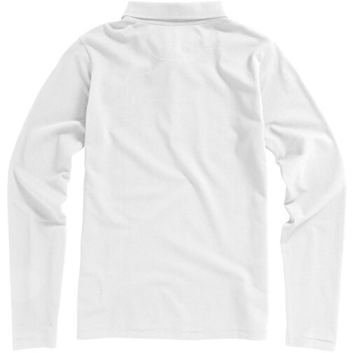 Oakville Langarm Poloshirt Für Damen , weiß, Piqué Strick 100% BCI Baumwolle, 200 g/m2, XXL, , Bild 22