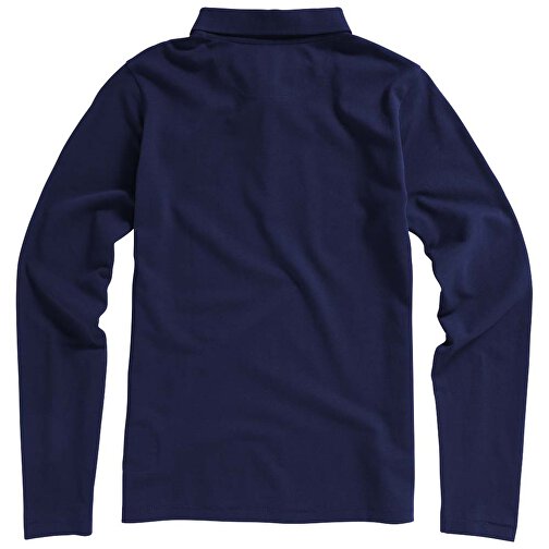 Oakville Langarm Poloshirt Für Damen , navy, Piqué Strick 100% BCI Baumwolle, 200 g/m2, S, , Bild 10