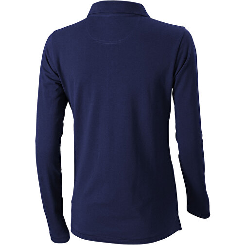 Oakville Langarm Poloshirt Für Damen , navy, Piqué Strick 100% BCI Baumwolle, 200 g/m2, L, , Bild 6