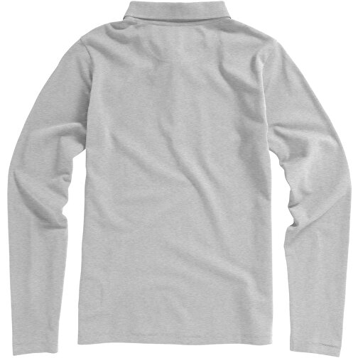 Oakville Langarm Poloshirt Für Damen , grau meliert, Piqué Strick 90% Baumwolle, 10% Viskose, 200 g/m2, XS, , Bild 19
