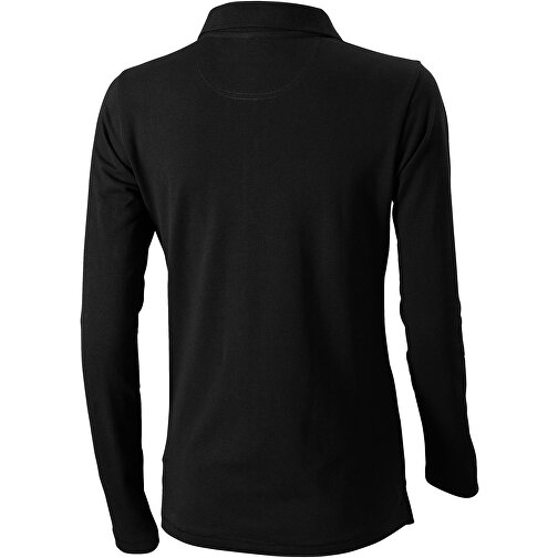Oakville Langarm Poloshirt Für Damen , schwarz, Piqué Strick 100% BCI Baumwolle, 200 g/m2, S, , Bild 7